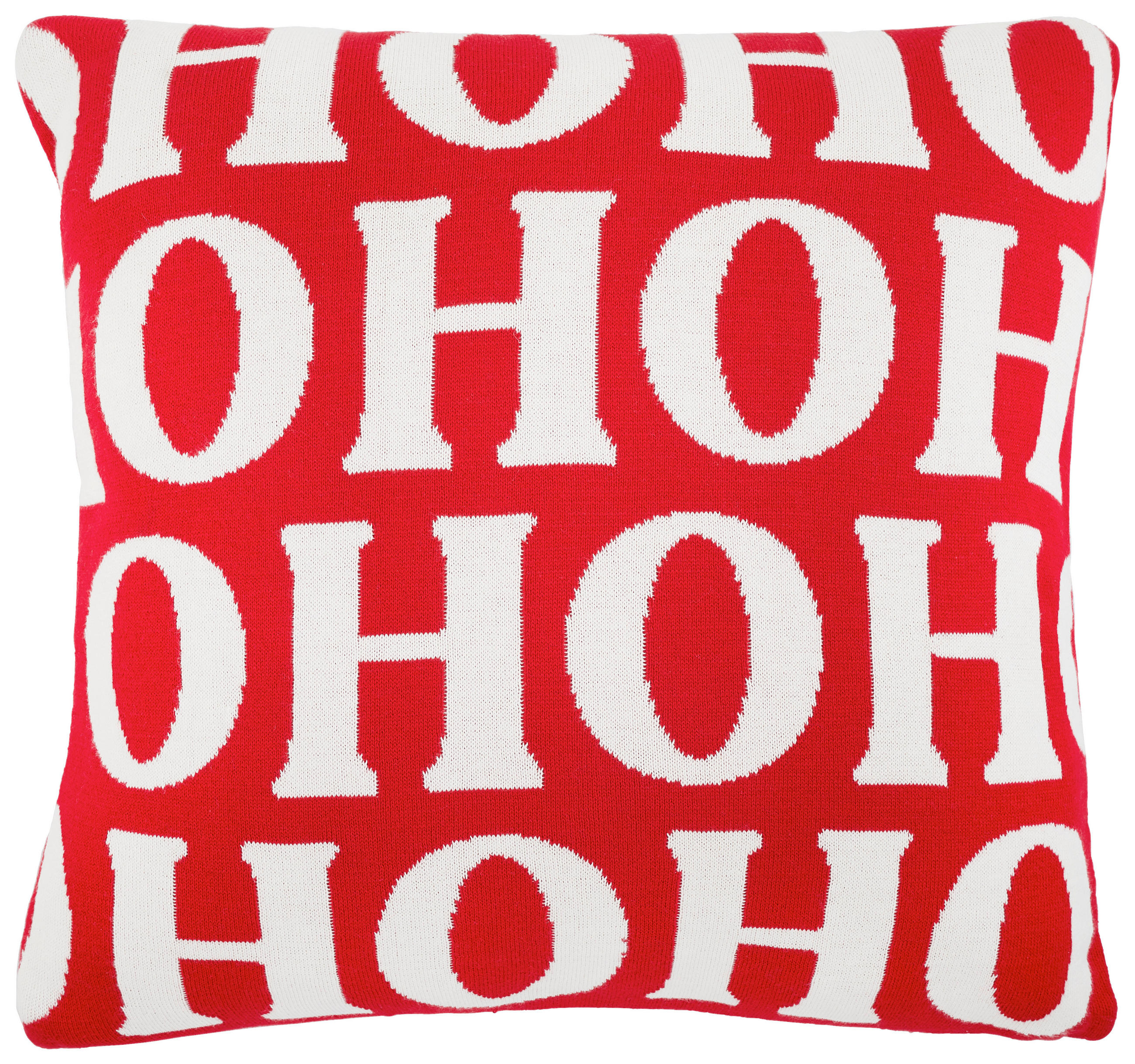 ZIERKISSEN  - Rot/Naturfarben, LIFESTYLE, Textil (45/45cm) - X-Mas