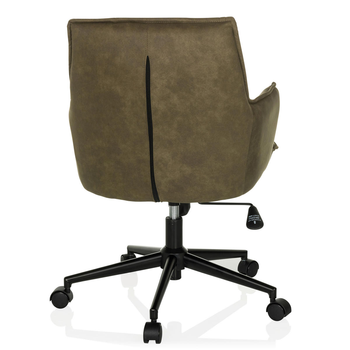 DREHSTUHL Grün  - Schwarz/Grün, MODERN, Kunststoff/Textil (54/85/70cm) - MID.YOU