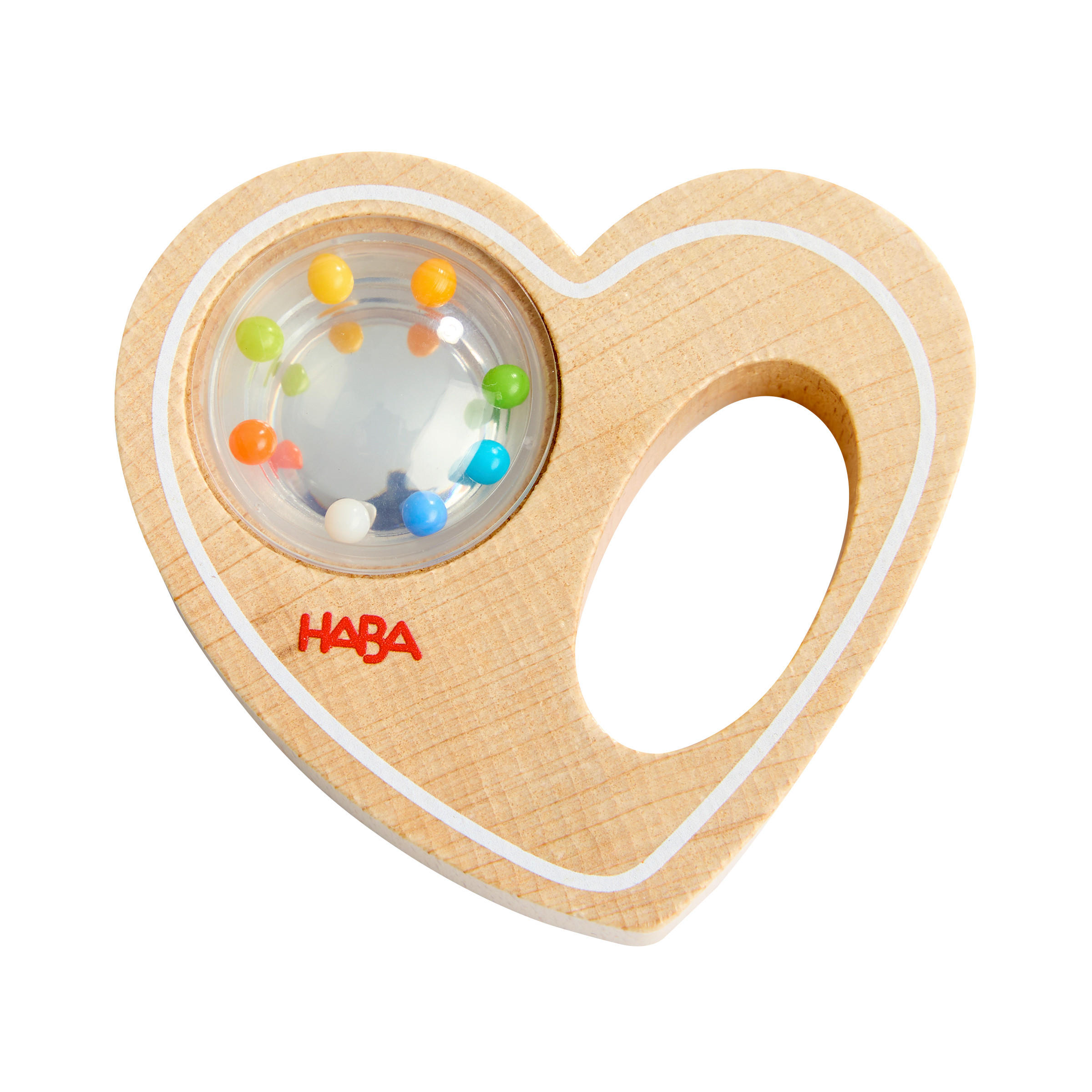 GREIFLING Greifling  - Multicolor, Basics, Holz/Kunststoff (7,8/7,5/1,5cm) - Haba