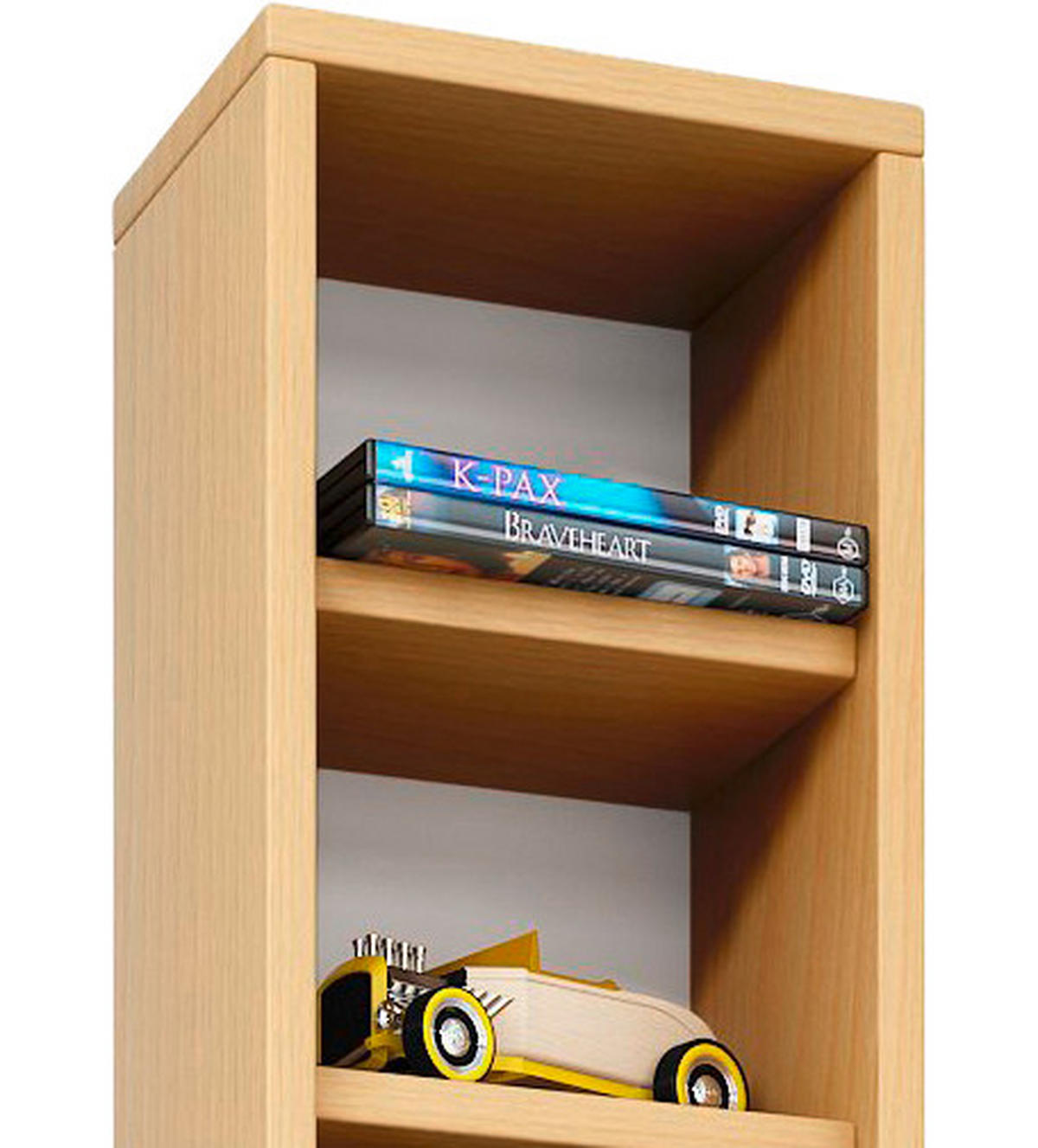 CD-REGAL - Buchefarben, Konventionell, Holzwerkstoff (21/183/20cm) - MID.YOU