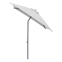 SONNENSCHIRM 200 cm Hellgrau  - Anthrazit/Hellgrau, Basics, Textil/Metall (200/200cm) - Kettler