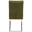 SCHWINGSTUHL  in Stahl Mikrofaser  - Chromfarben/Beige, Design, Textil/Metall (47/100/64cm) - Novel