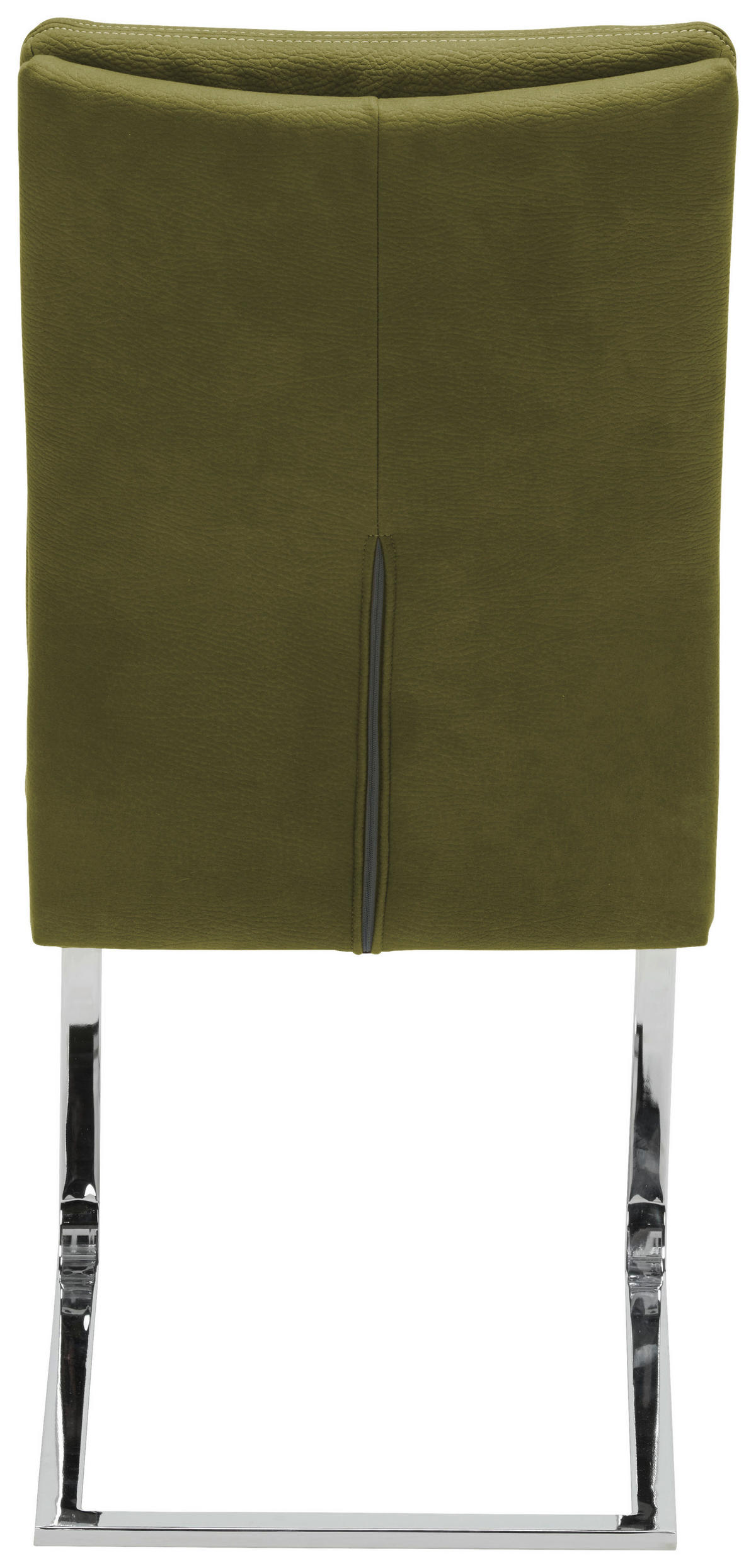 SCHWINGSTUHL  in Stahl Mikrofaser  - Chromfarben/Beige, Design, Textil/Metall (47/100/64cm) - Novel