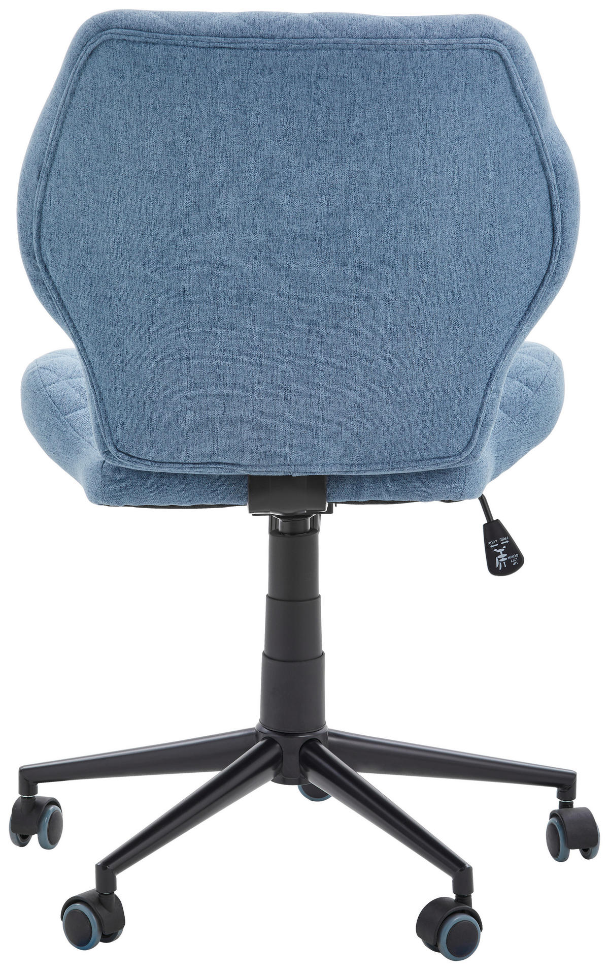 OTOČNÁ STOLIČKA, tkaná textília, modrá - modrá/čierna, Modern, kov/textil (51/90-98/51cm) - Carryhome