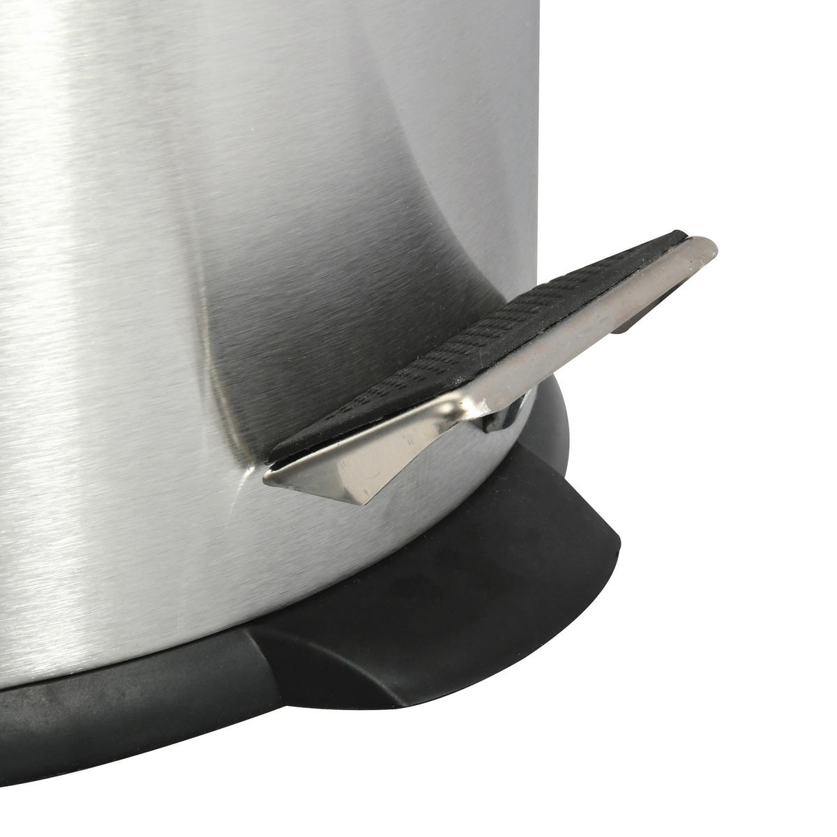 ABFALLEIMER 30 l  Metall  - Silberfarben/Schwarz, Basics, Kunststoff/Metall (29.5/63.5/29.5cm) - Spirella