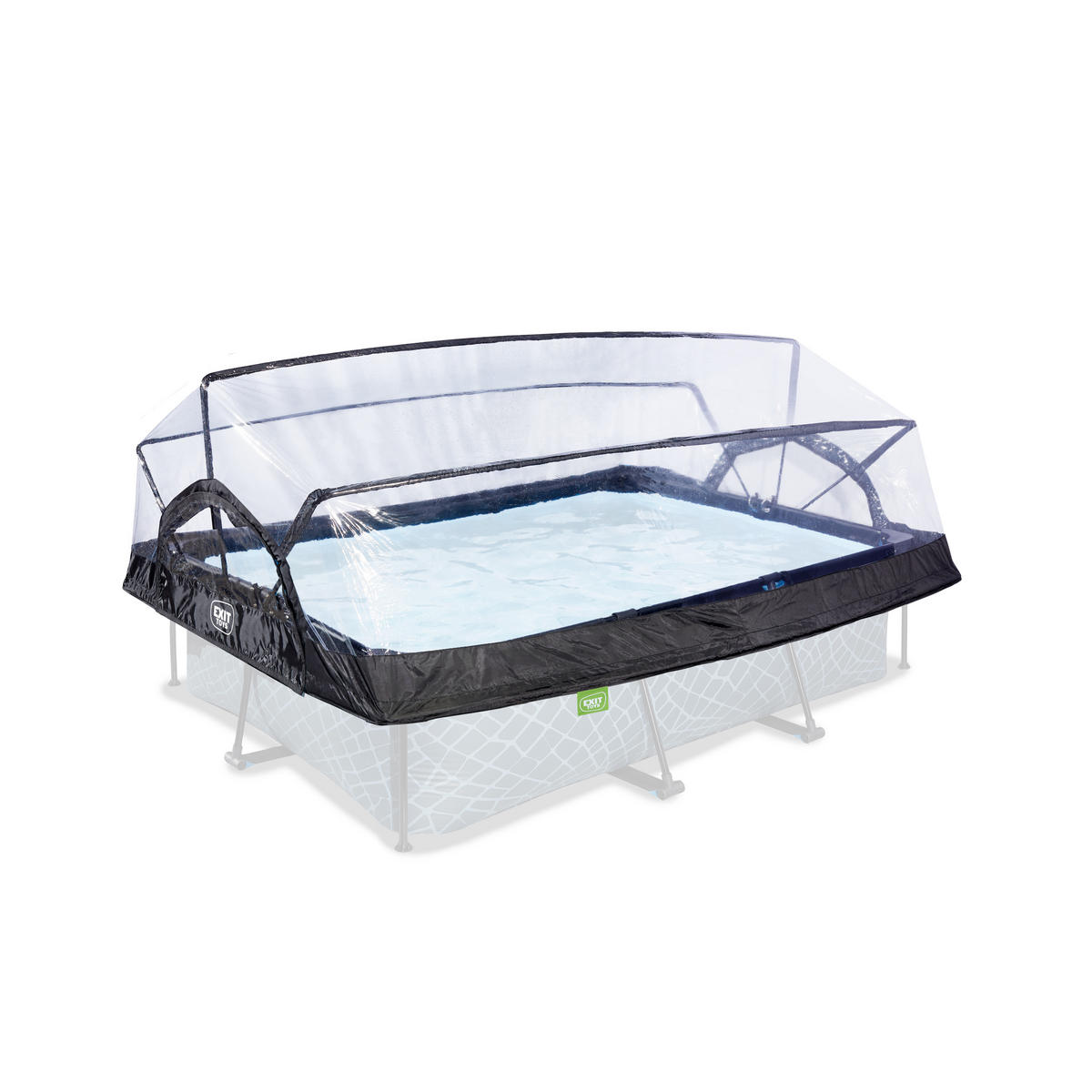 POOLTAK - transparent, Klassisk, metall/plast (273/210/85cm) - EXIT Toys