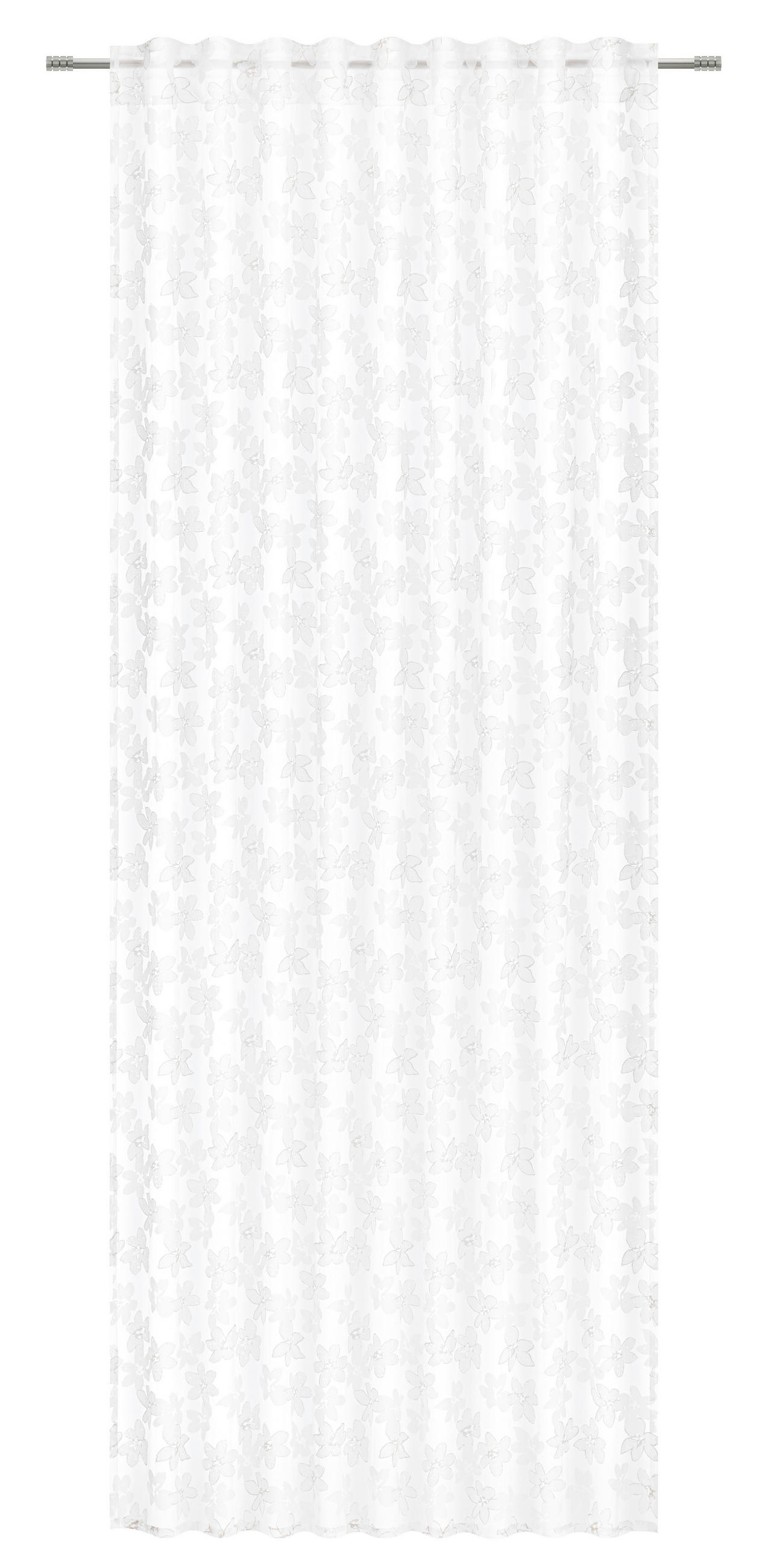 FERTIGVORHANG  halbtransparent   140/245 cm  - Weiß, Natur, Textil (140/245cm) - Esposa