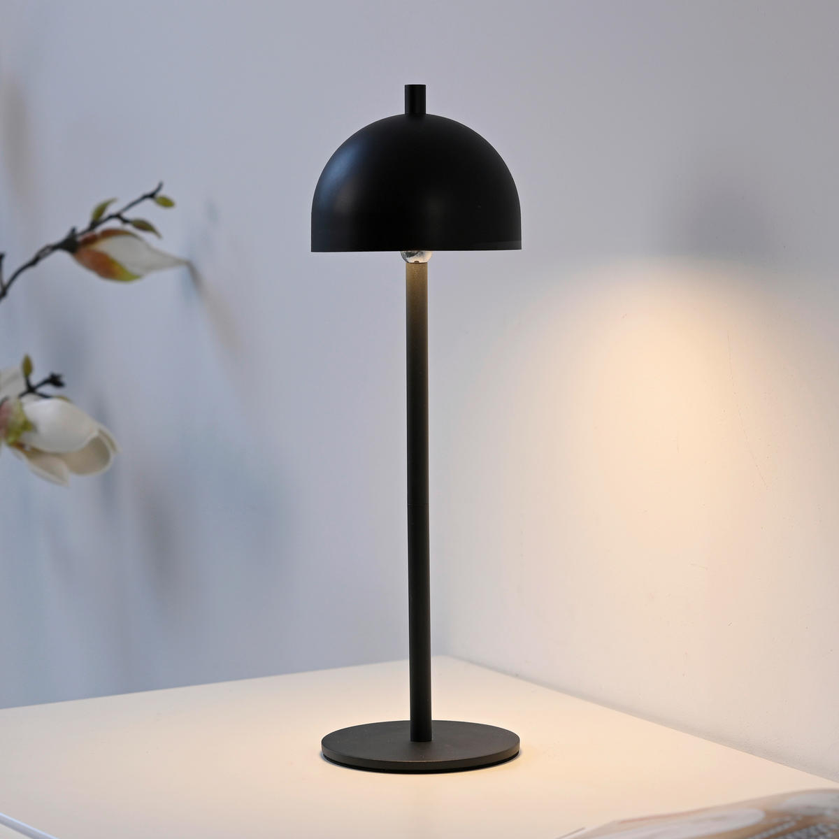 AKKU-TISCHLEUCHTE SW BELLIS 11/11/36 cm   - Schwarz, Design, Kunststoff/Metall (11/11/36cm) - Schöner Wohnen