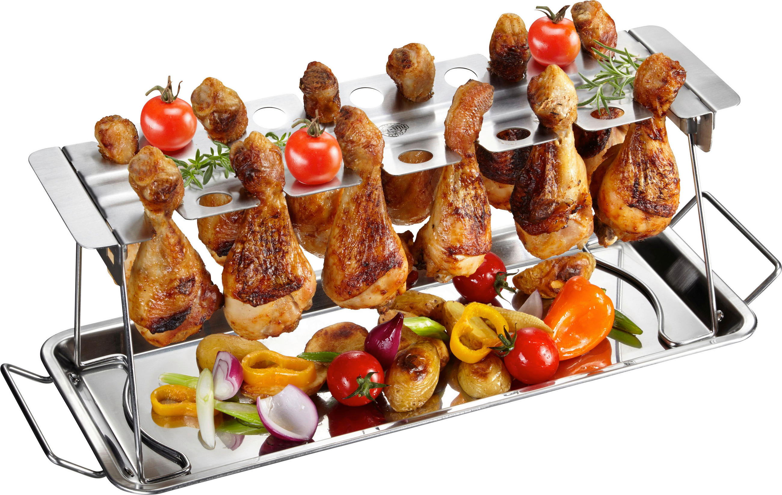 PEKAČ ZA PILIĆE     - boje oplemenjenog čelika, Basics, metal (43,5/15,8/15,5cm) - Gefu