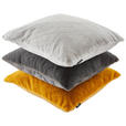 KISSENHÜLLE YUKON 48/48 cm - Anthrazit, Design, Textil (48/48cm) - Novel