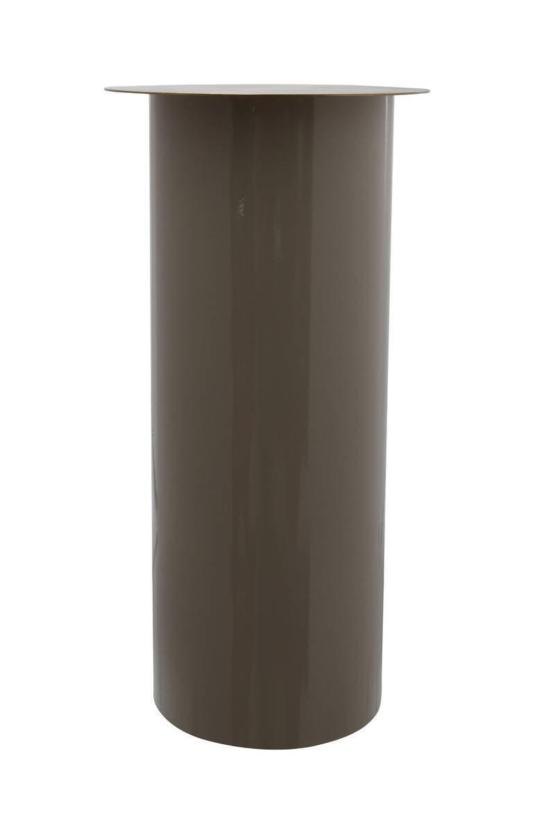KERZENHALTER - Taupe/Goldfarben, Trend, Metall (25/60/25cm) - Kayoom