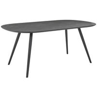 ESSTISCH in Keramik 180/100/75 cm  - Anthrazit/Grau, Design, Keramik/Metall (180/100/75cm) - Musterring