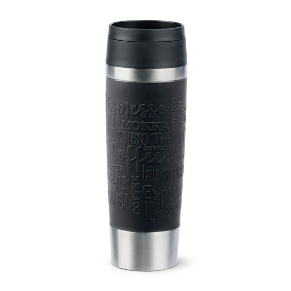 THERMOBECHER TRAVEL MUG 0,5 L  - Basics, Kunststoff/Metall (0,5l) - Emsa