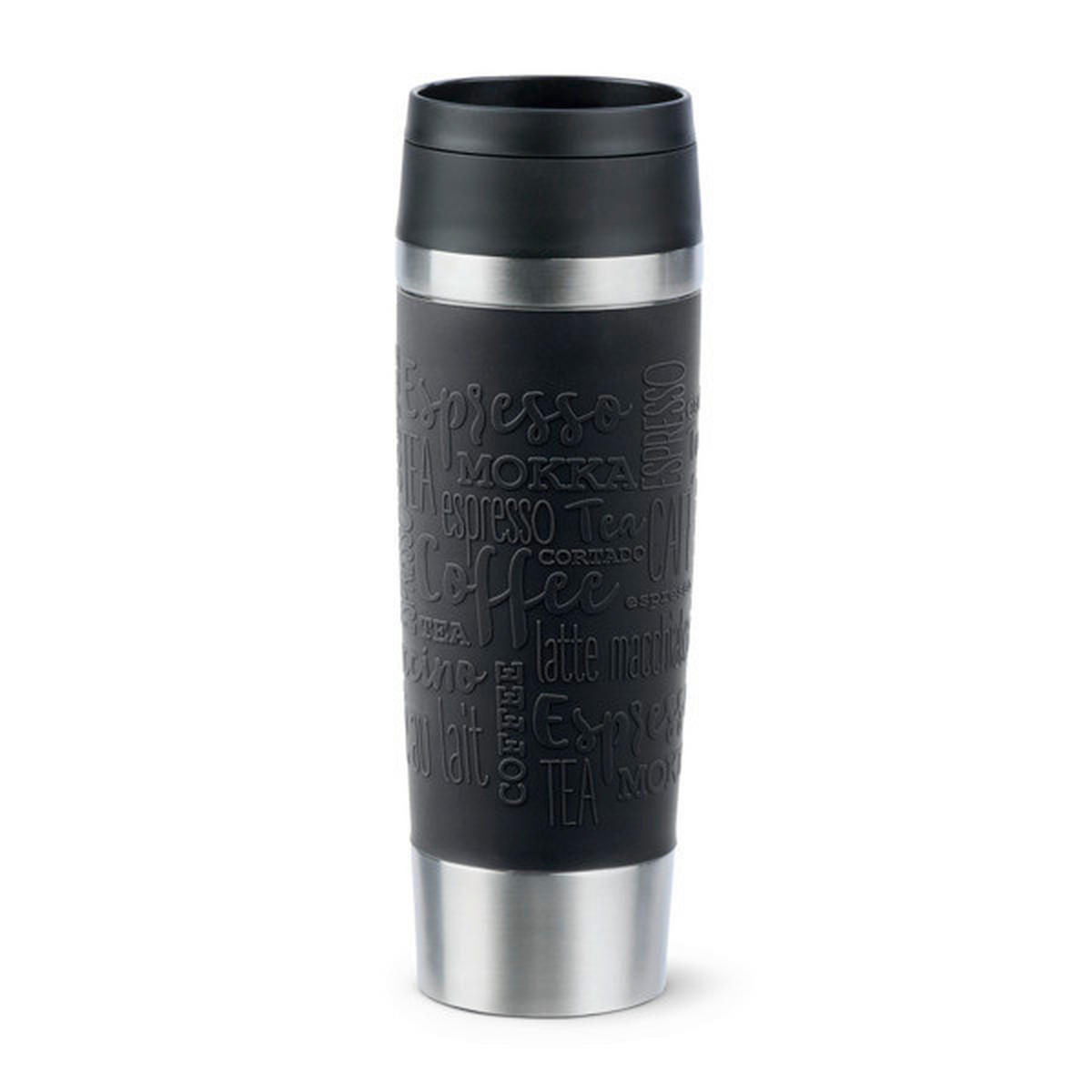 THERMOBECHER TRAVEL MUG 0,5 L  - Basics, Kunststoff/Metall (0,5l) - Emsa