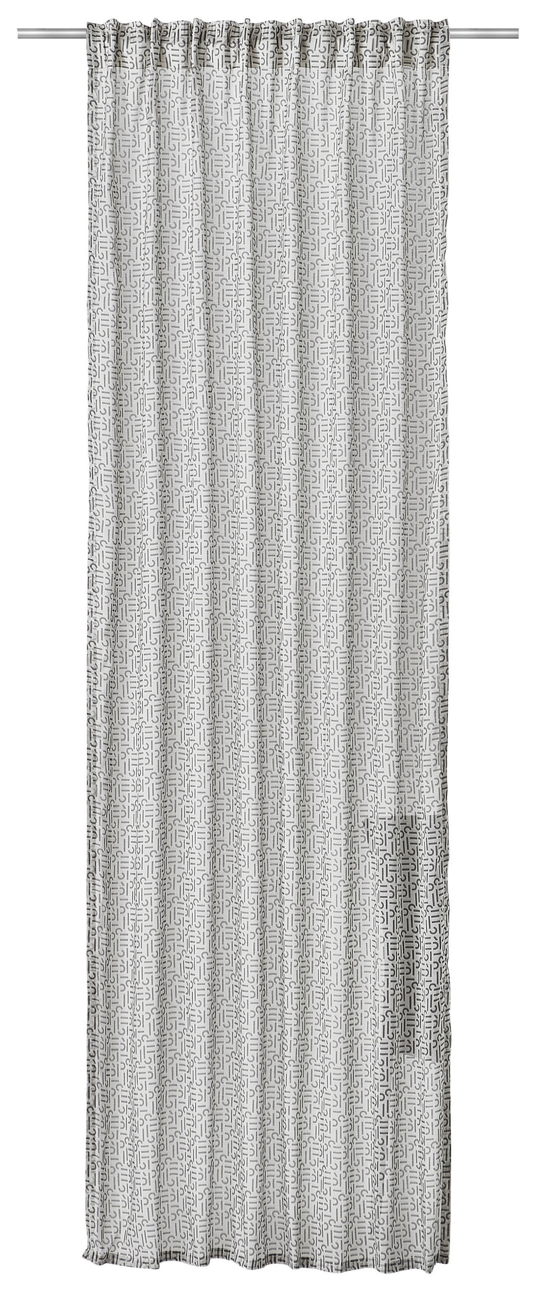 FERTIGVORHANG E-Scatter transparent 130/250 cm - Grau, Basics, Textil (130/250cm) - Esprit