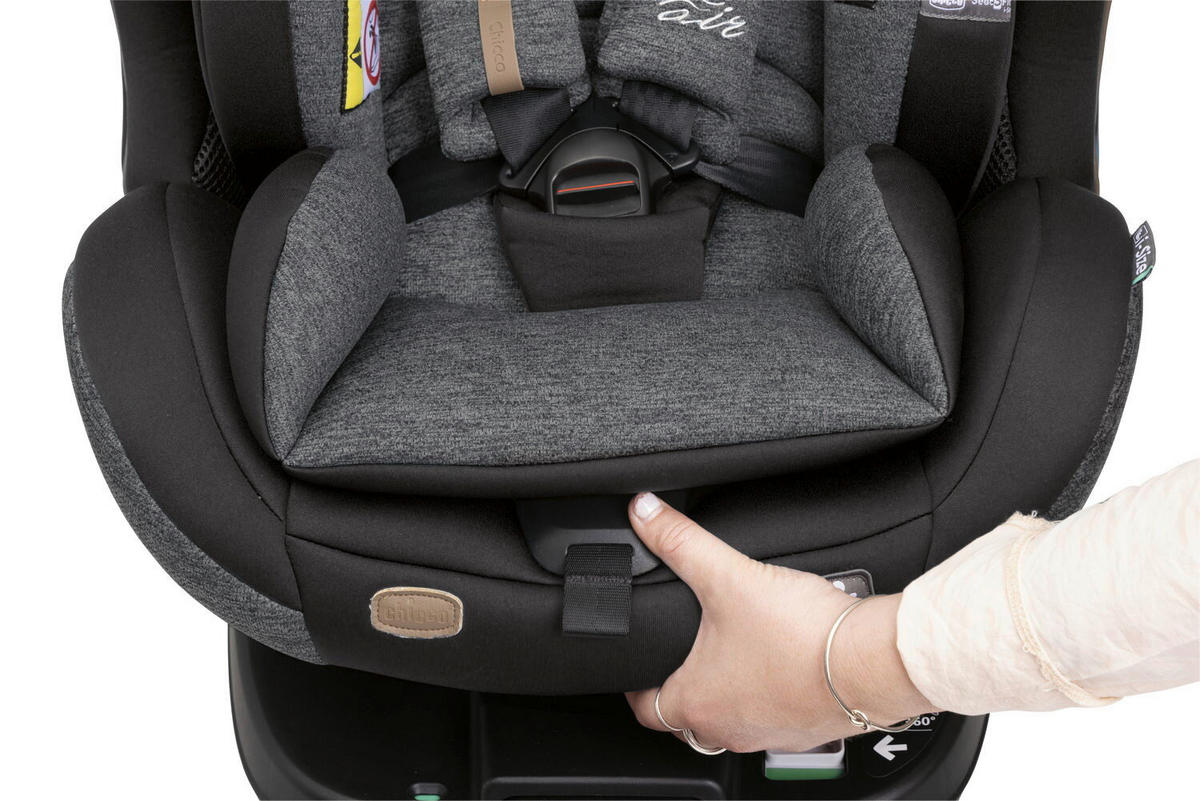 KINDERAUTOSITZ SEAT3FIT IS AIR  - Schwarz, Basics (49/44/61cm) - Chicco