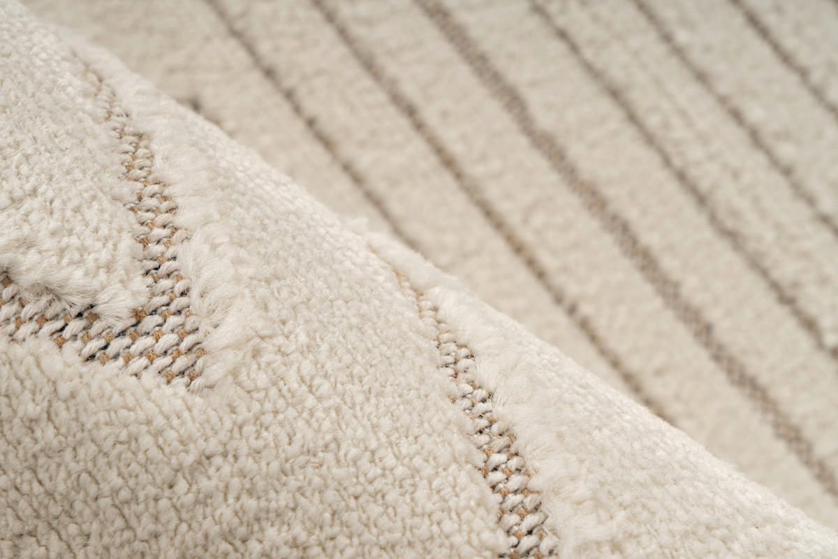 KOBEREC TKANÝ NA PLOCHO, 120/170 cm, bílá - bílá, Konvenční, textil (120/170cm)