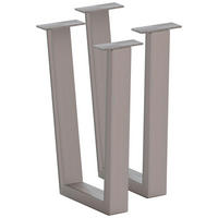 BANKGESTELL 6/45/32 cm  - Edelstahlfarben, Design, Metall (6/45/32cm) - Waldwelt
