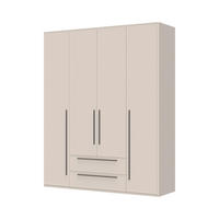 ORMAR SA KLASIČNIM VRATIMA  182/224/56 cm  - Dizajnerski, pločasti materijal/plastika (182/224/56cm)