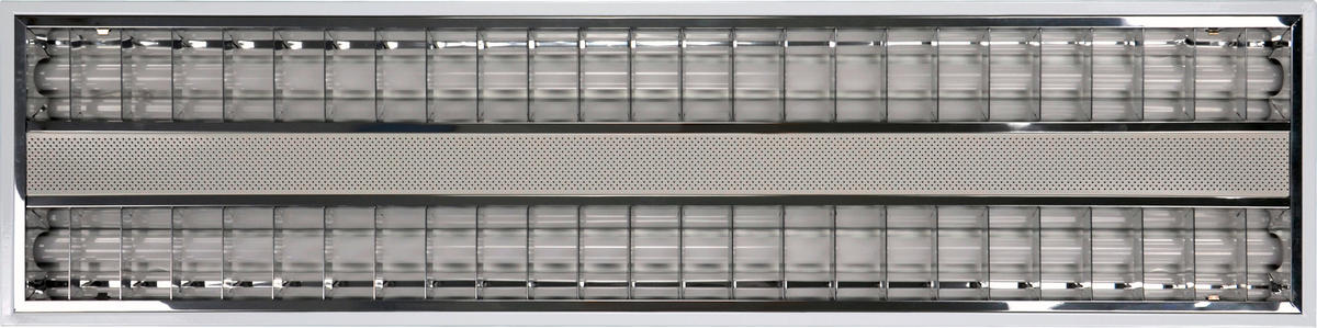 LED-DECKENLEUCHTE Nostal LED 124,5/31,2/4 cm   - Weiß, Basics, Metall (124,5/31,2/4cm)