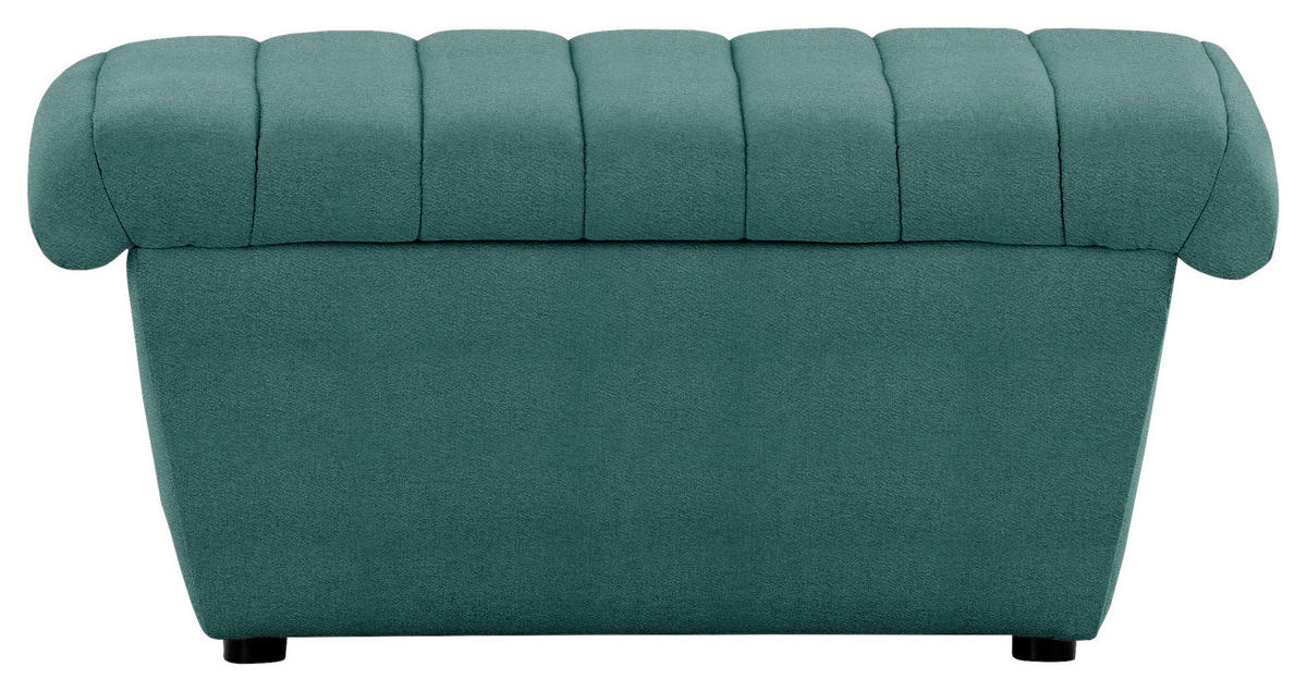 HOCKER Webstoff Grün  - Schwarz/Grün, Design, Kunststoff/Textil (90/43/105cm) - LOOKS by W.Joop