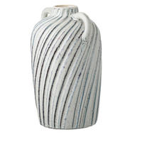 VASE Vase  - Blau/Weiß, Basics, Keramik (14/15,5/22cm)