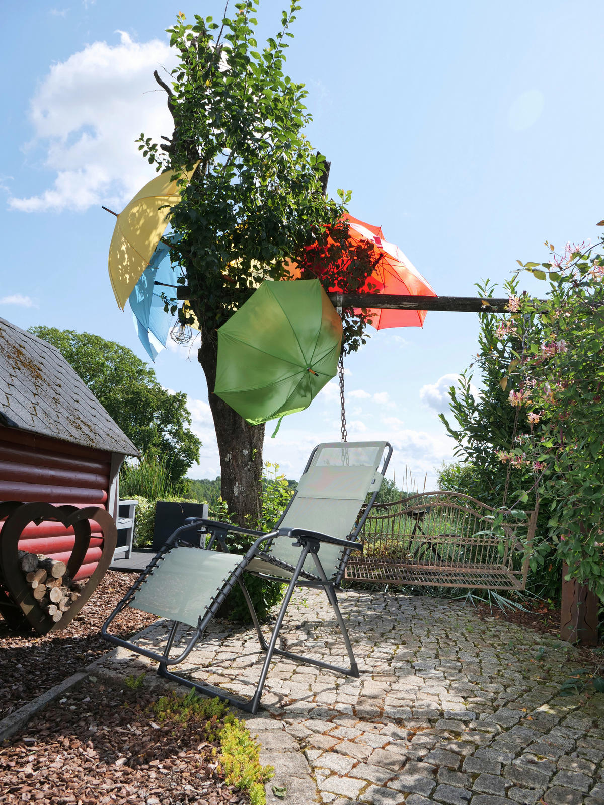 GARTEN-RELAXSESSEL 80/130/70 cm  - Anthrazit, KONVENTIONELL, Kunststoff/Textil (80/130/70cm)