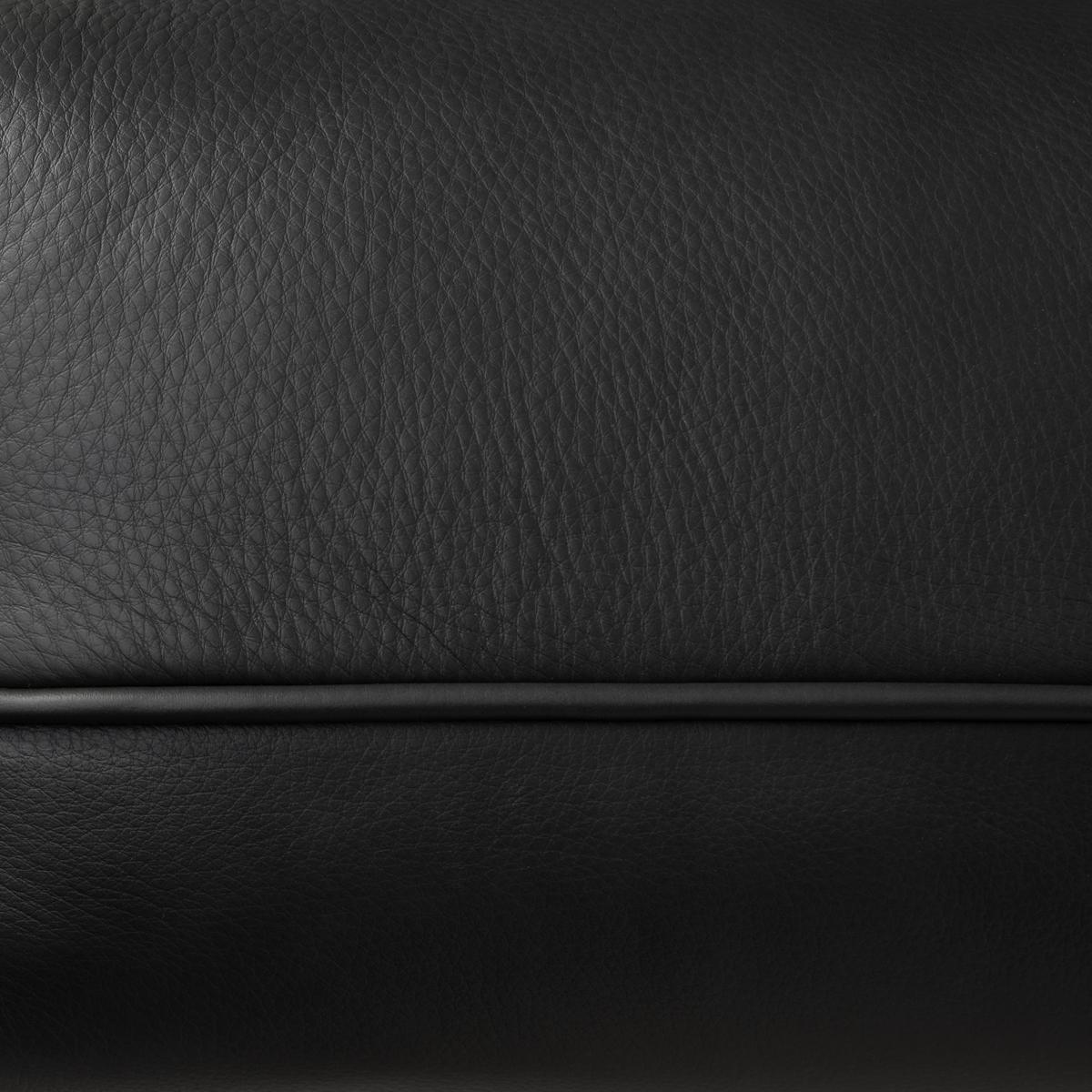 2,5-SITZER  in Echtleder Anthrazit   - Anthrazit, Design, Leder/Metall (226/70/109cm) - Johann Jakob