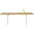 ESSTISCH Wildeiche massiv rechteckig Eichefarben - Eichefarben, Design, Holz/Metall (220/100/77cm) - Escando Modern Wo