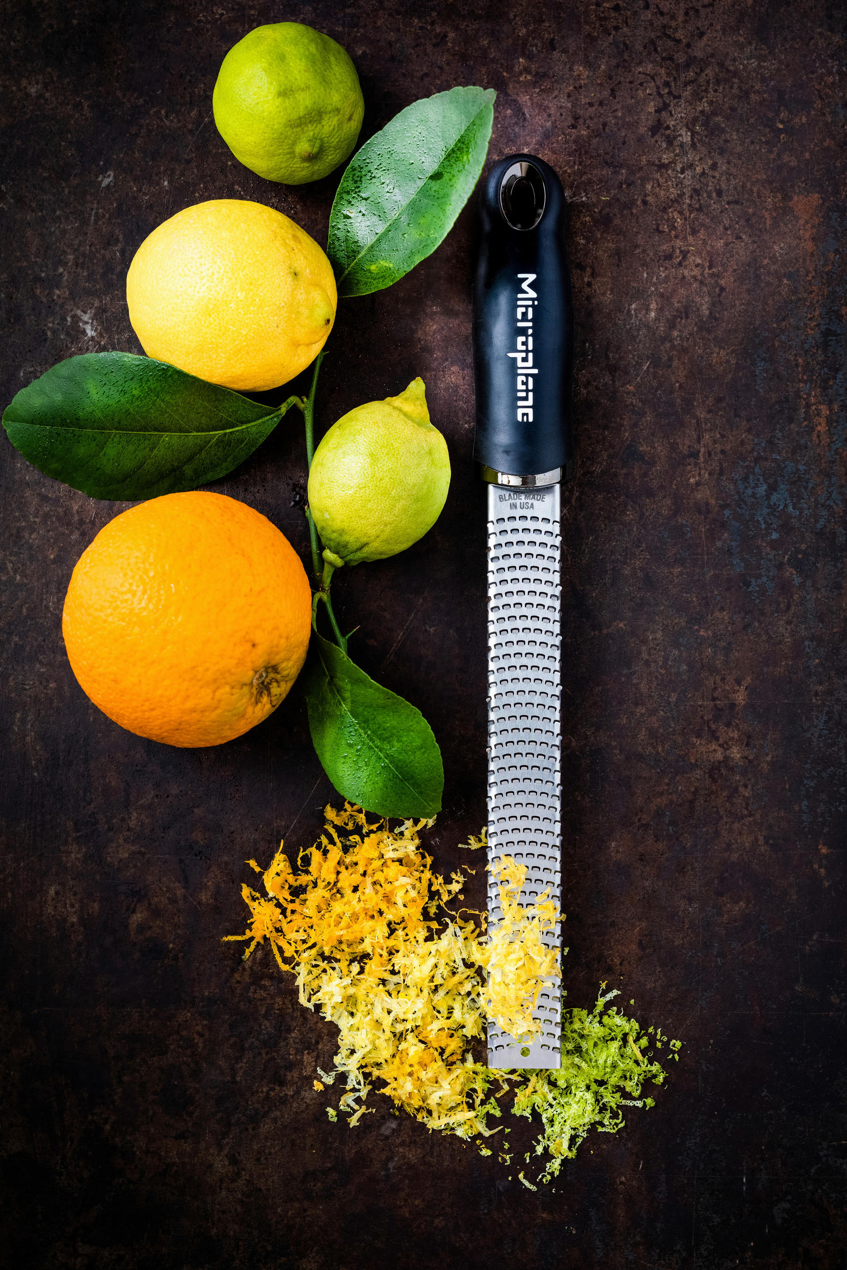 RENDE - crna, Osnovno, metal/plastika (32/3.5/3cm) - MICROPLANE