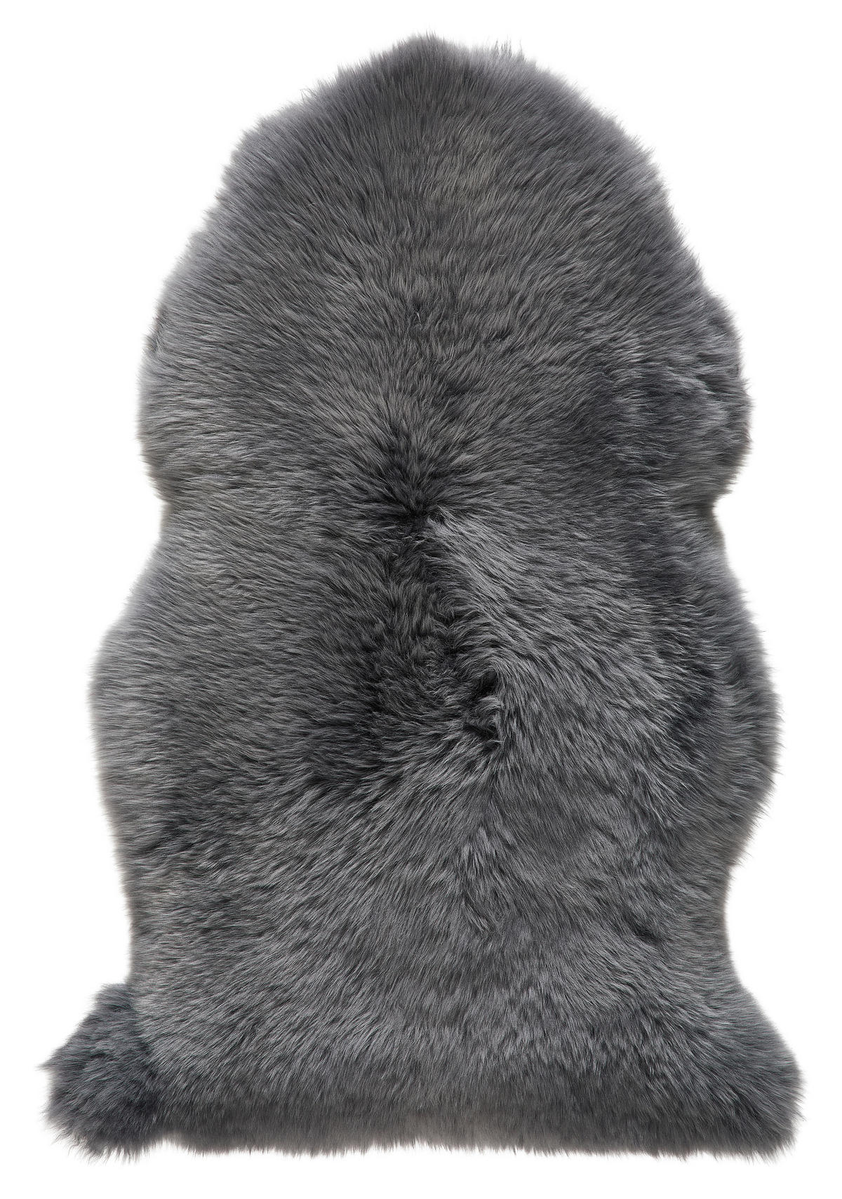 SCHAFFELL 60/90 cm Dunkelgrau  - Dunkelgrau, Trend, Fell (60/90cm) - Linea Natura