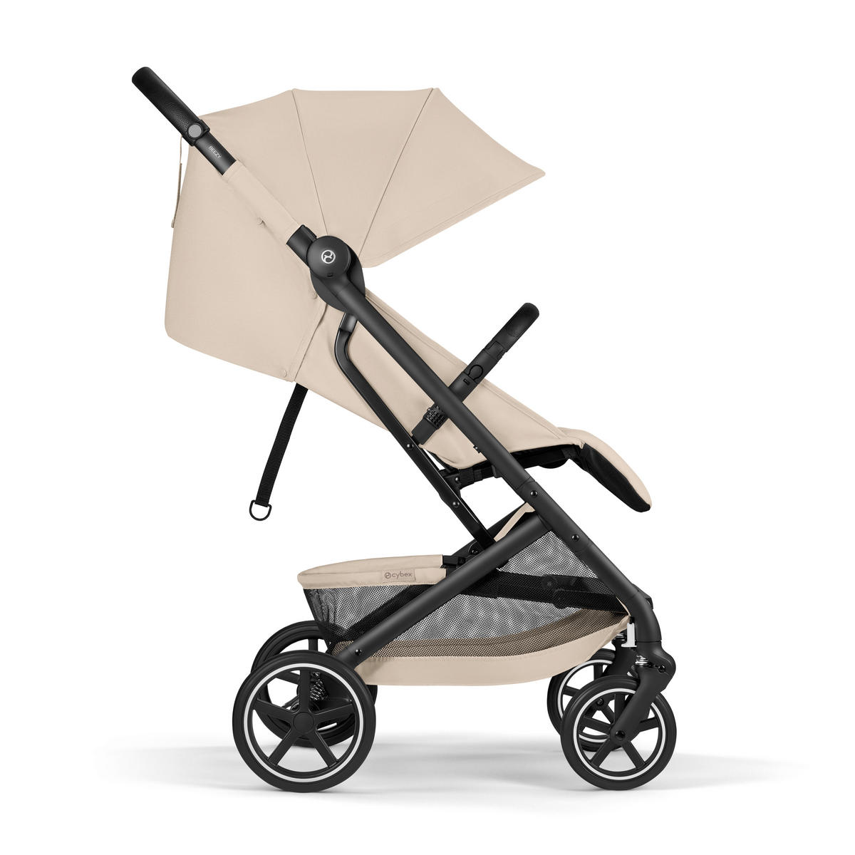 BUGGY BEEZY BLK  - Beige/Schwarz, Basics, Kunststoff/Textil (82/45,5/107cm) - cybex GOLD