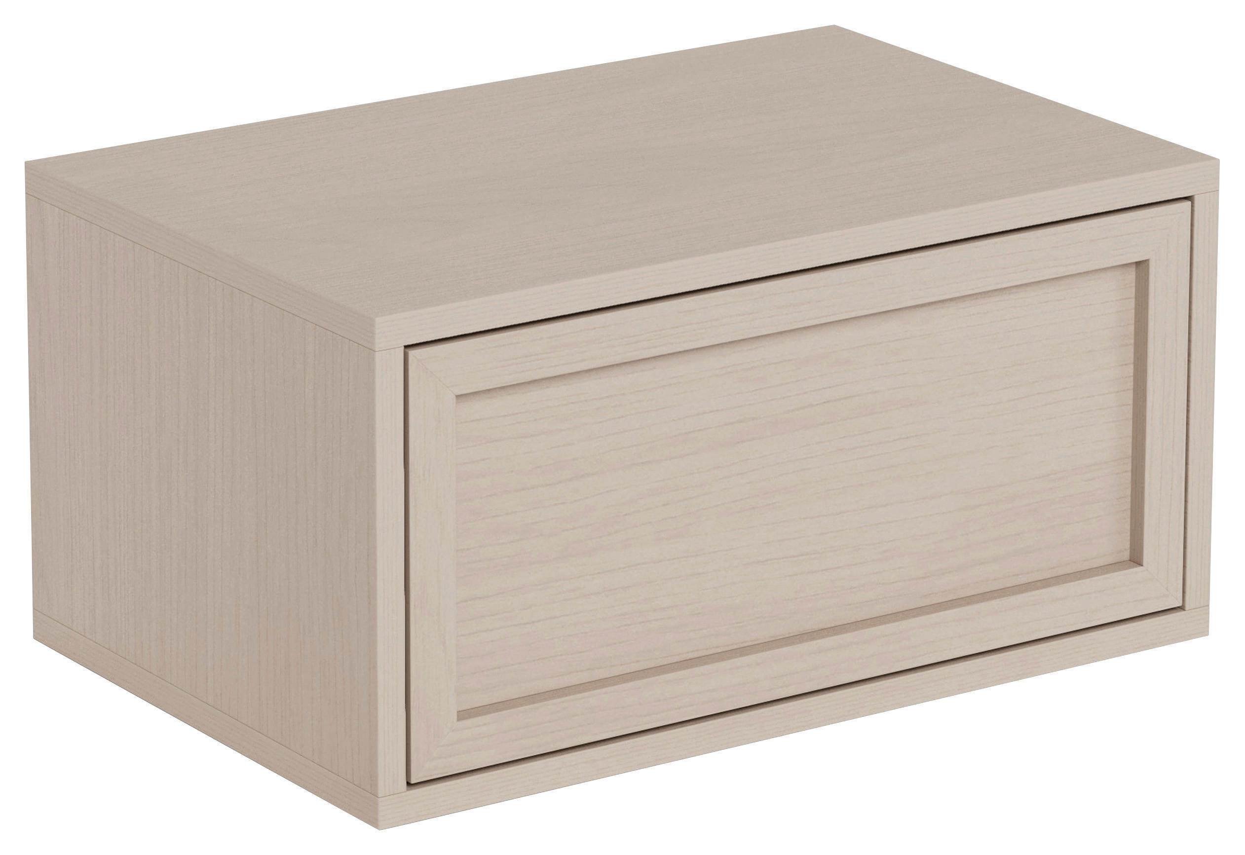 NACHTSCHRANK 46/23/30 cm  - Eiche grau, MODERN, Holzwerkstoff (46/23/30cm) - VanDerken