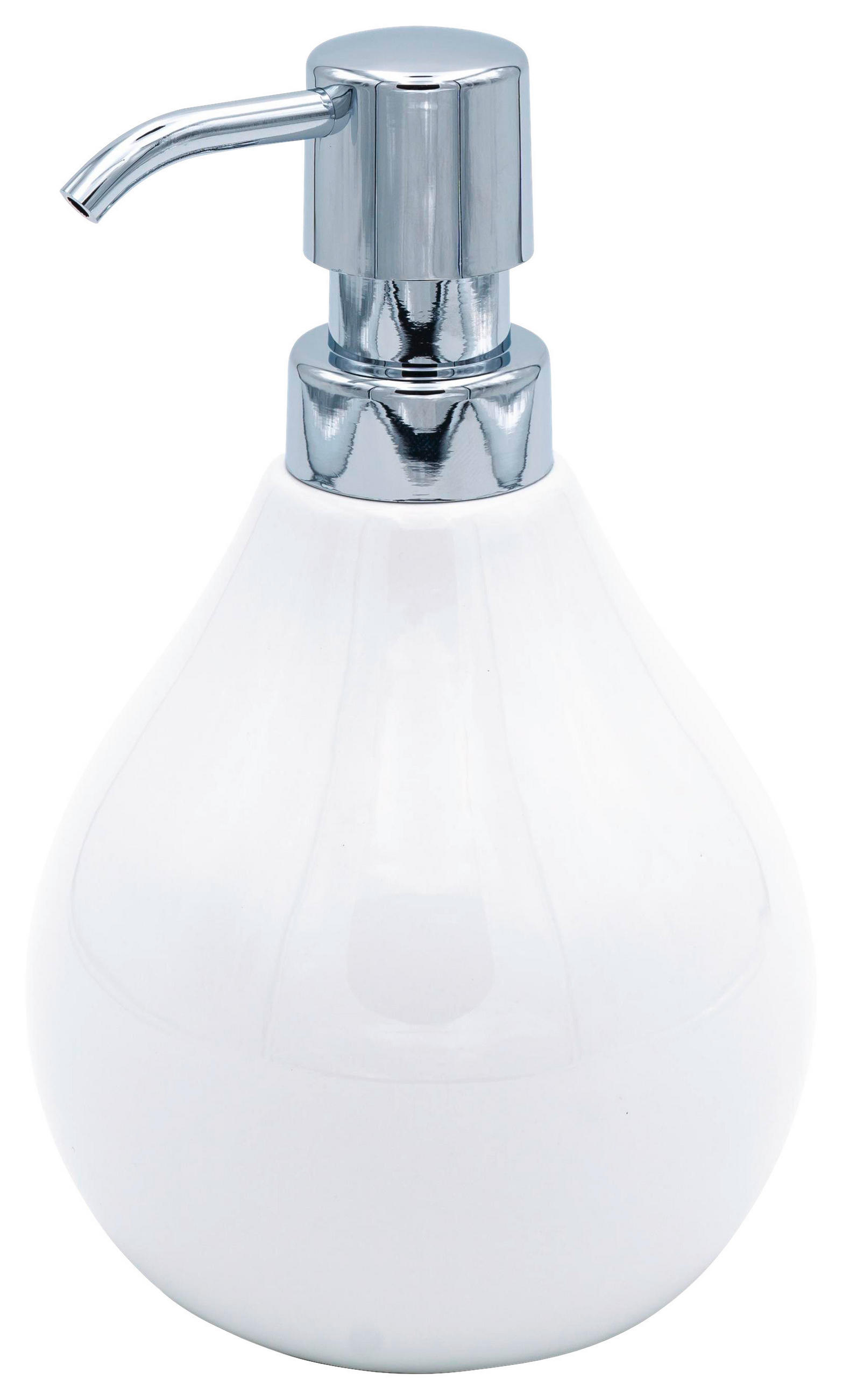 SEIFENSPENDER Keramik  - Weiß, Basics, Keramik (10/17.5/10cm) - Sadena