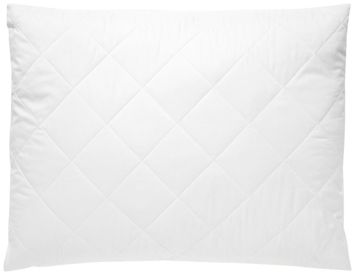 KOPFKISSEN   60/80 cm       - Weiß, Basics, Textil (60/80cm)