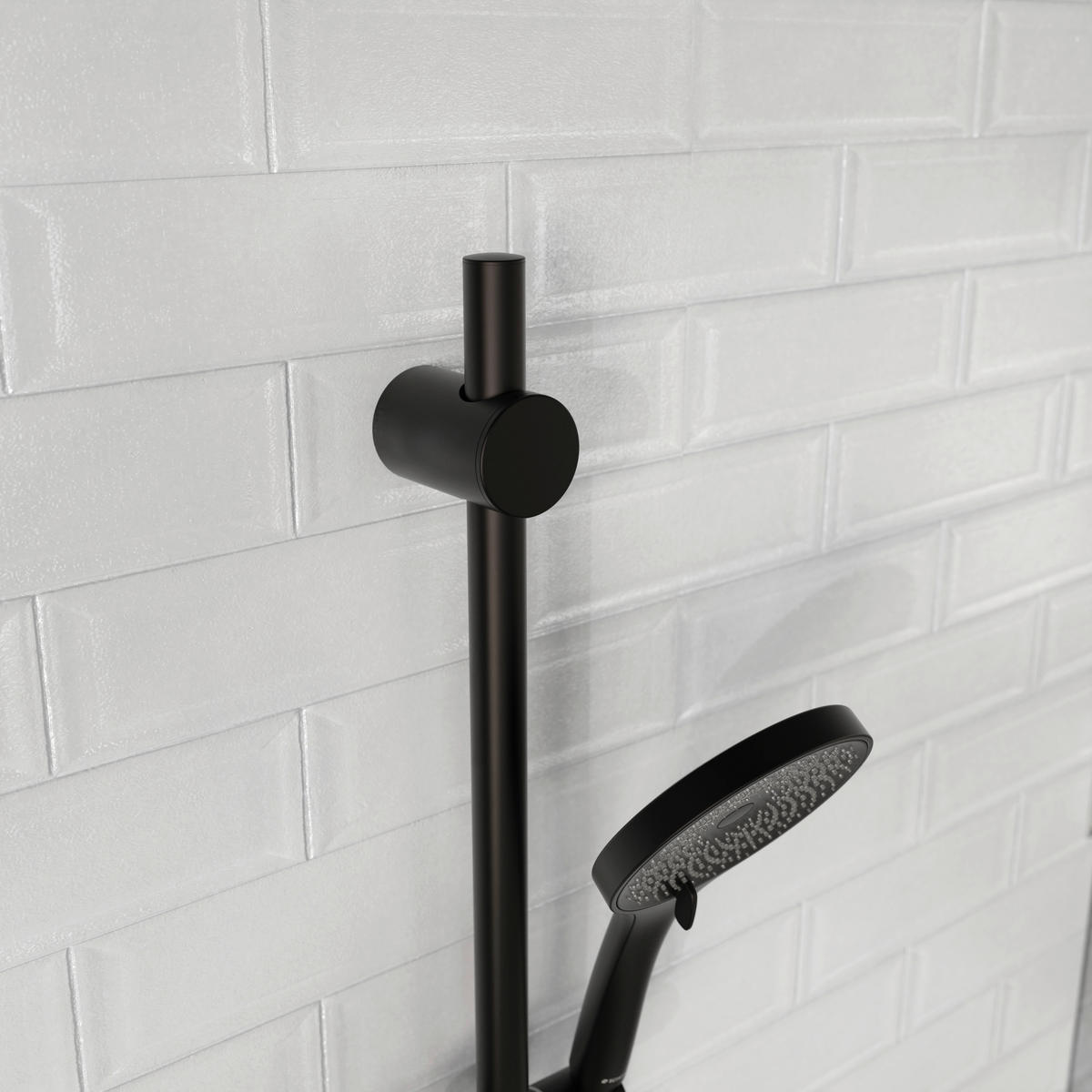 BRAUSESET - Schwarz, Basics, Kunststoff/Metall (11,2/70/13cm) - Schütte