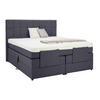 BOXSPRINGBETT 140/200 cm  in Anthrazit  - Anthrazit/Schwarz, Basics, Holzwerkstoff/Kunststoff (140/200cm) - Moderano