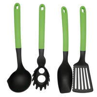 SET KUHINJSKOG PRIBORA - zelena/crna, Osnovno, plastika - Homeware
