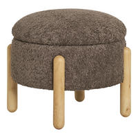 HOCKER Braun  - Braun, Design, Holz/Kunststoff (45/36/45cm)