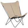 GARTEN-RELAXSESSEL Stahl  - Titanfarben/Mokka, Basics, Kunststoff/Metall (91/87/83cm) - Lafuma Mobilier