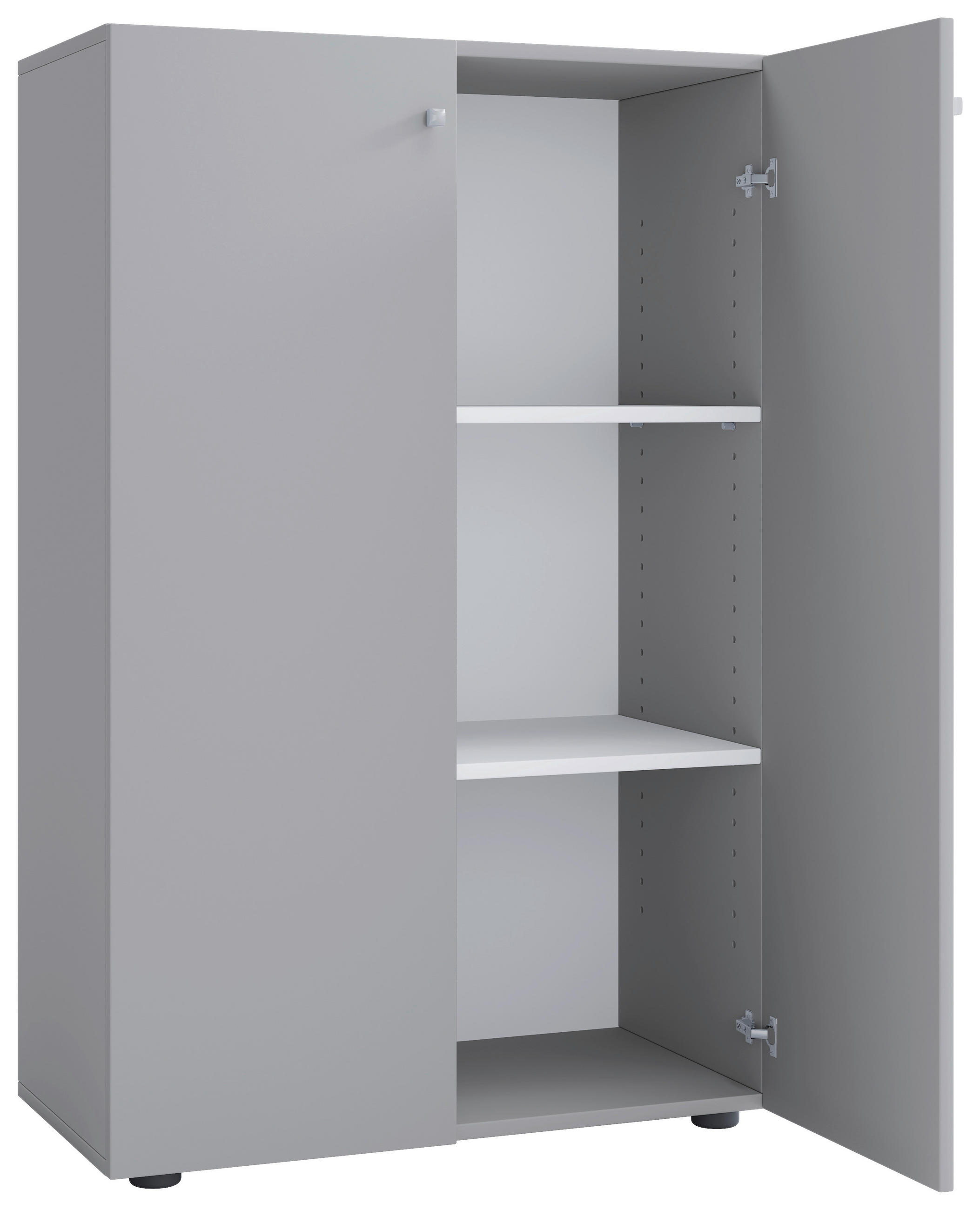 SKOSKÅP Lona i 70/110/39 cm - silver/grå, Design, trämaterial/plast (70/110/39cm) - MID.YOU