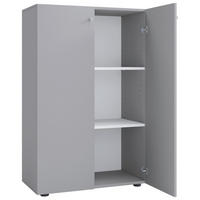 SKOSKÅP Lona  i 70/110/39 cm  - silver/grå, Design, trämaterial/plast (70/110/39cm) - MID.YOU