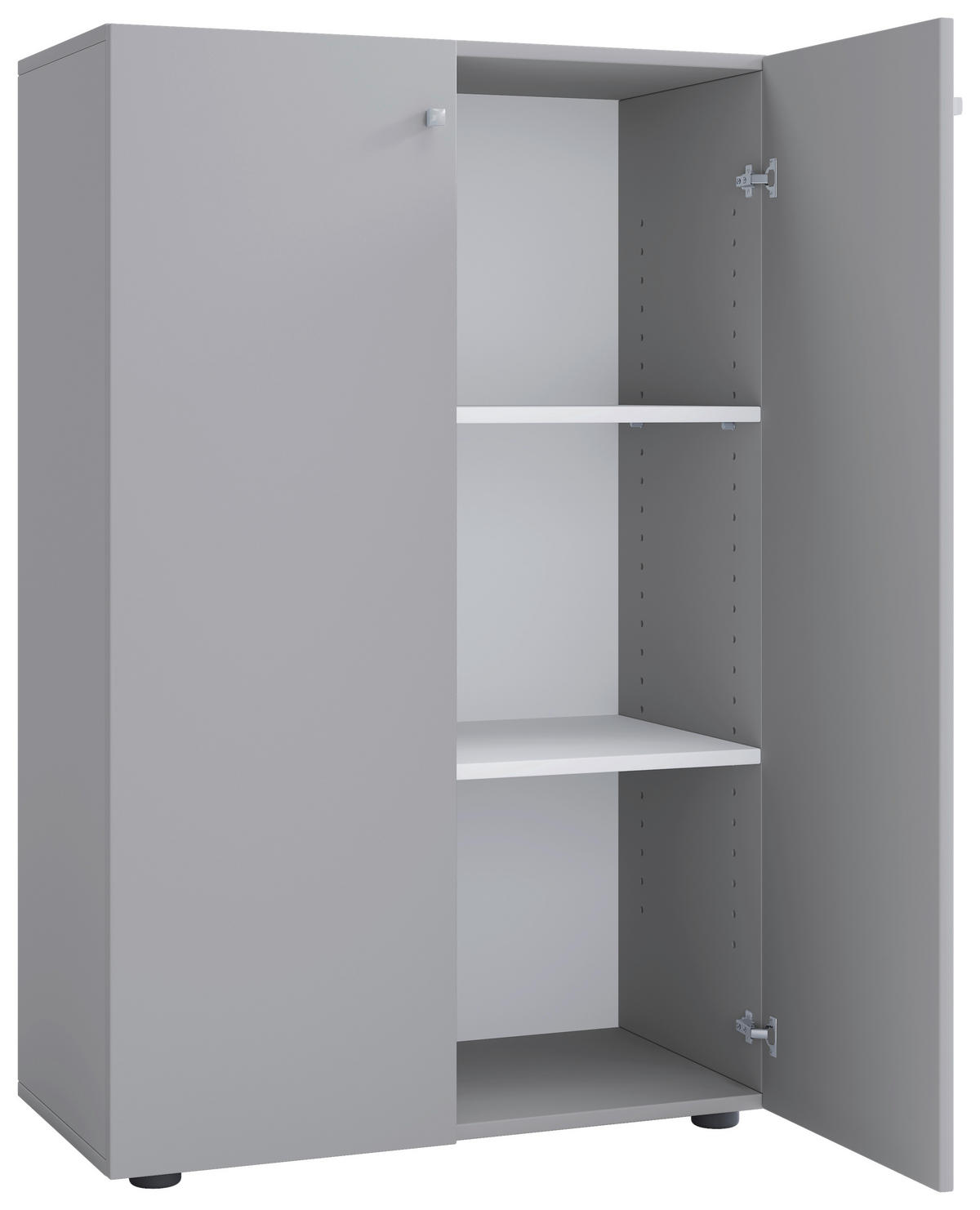 SKOSKÅP Lona  i 70/110/39 cm  - silver/grå, Design, trämaterial/plast (70/110/39cm) - MID.YOU