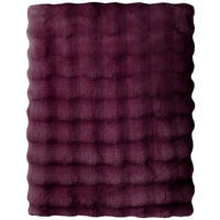 Pătură 150/200 cm  - bordo, Basics, textil (150/200cm) - MISTRAL