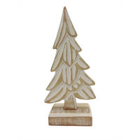 POM DECORATIV - alb/culoare natur, Lifestyle, lemn (10/21/5cm) - X-Mas