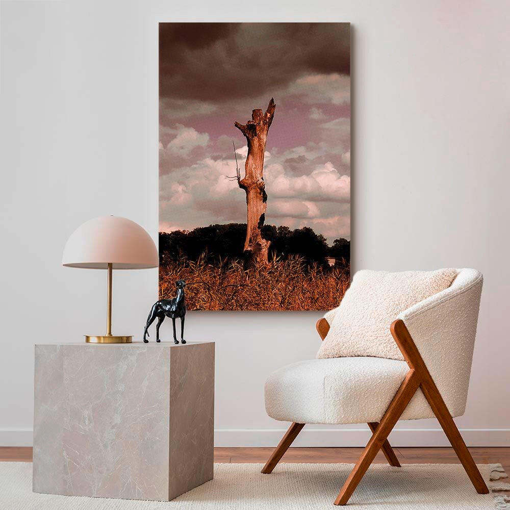 LEINWANDBILD Landschaft & Natur, Abstraktes 40/60/1.2 cm  - Hellbraun/Hellgrau, Basics, Holzwerkstoff/Textil (40/60/1.2cm) - artgeist