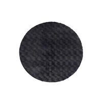 HOCHFLORTEPPICH 120/120 cm Anthrazit rund  - Anthrazit, Basics, Textil (120/120cm) - Kayoom