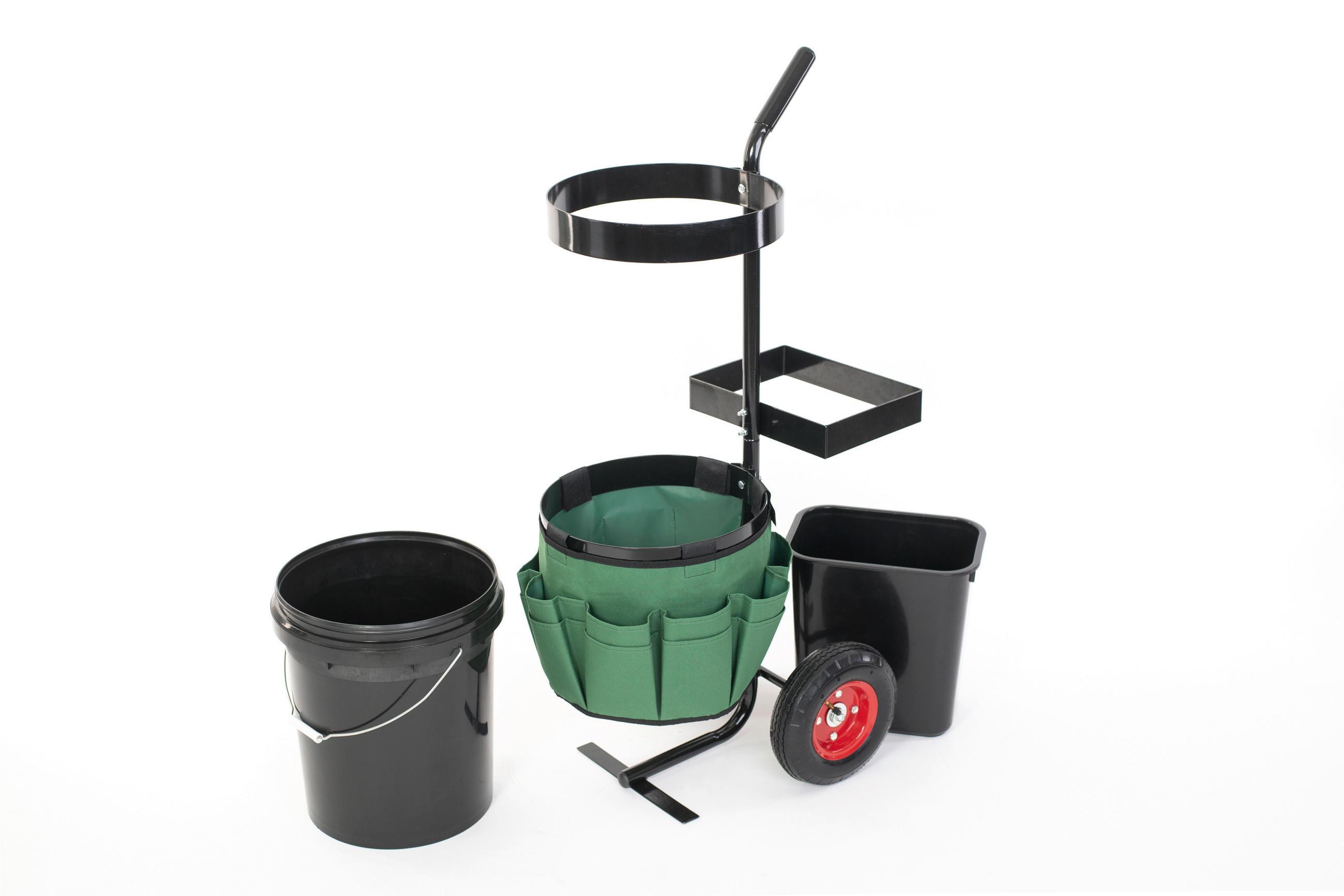 GARTENKARRE - Schwarz, KONVENTIONELL, Metall (56/104/40cm) - Ambia Garden