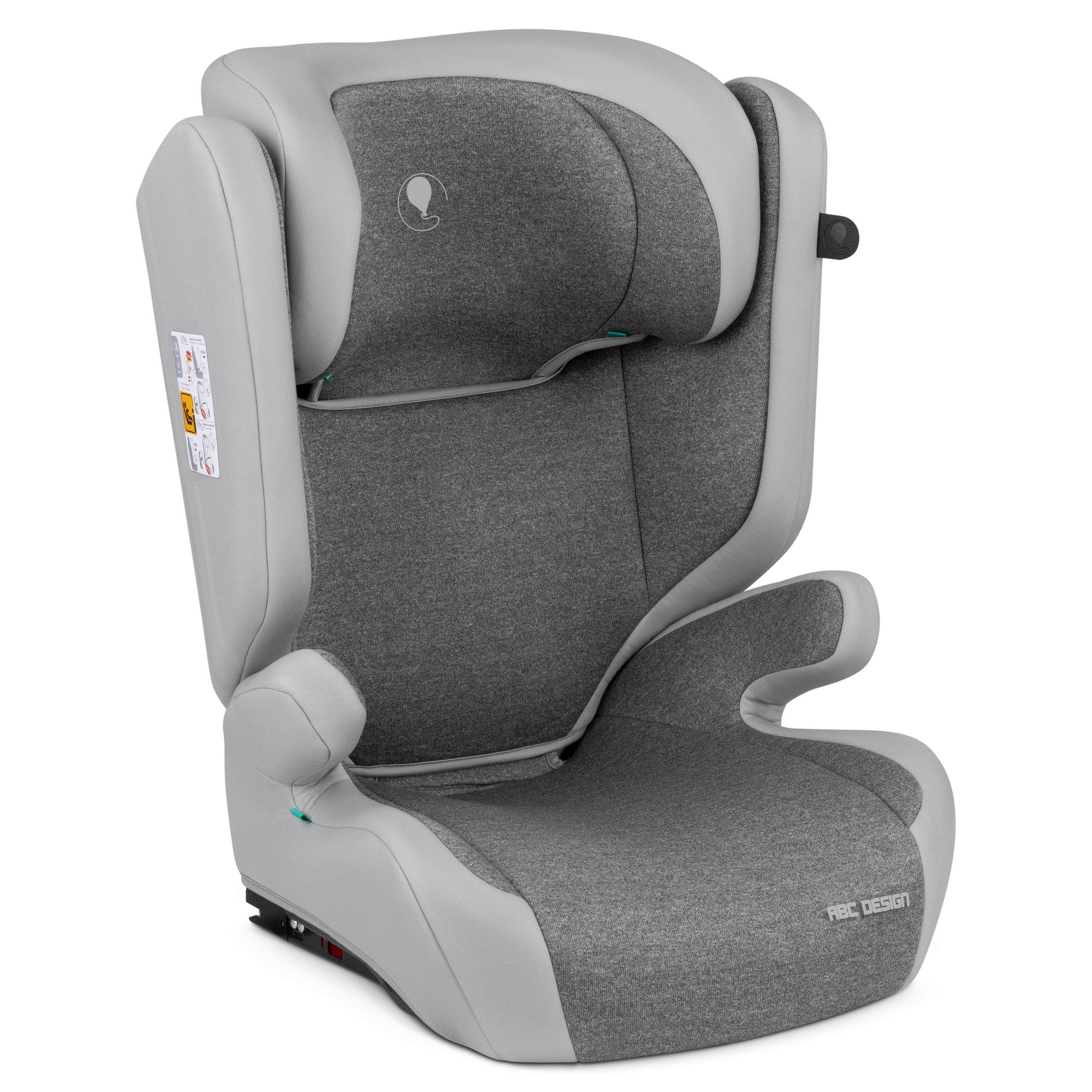 KINDERAUTOSITZ MALLOW 2 FIX I-SIZE  - Beige/Hellgrau, Basics, Textil (59/44/46cm) - ABC Design