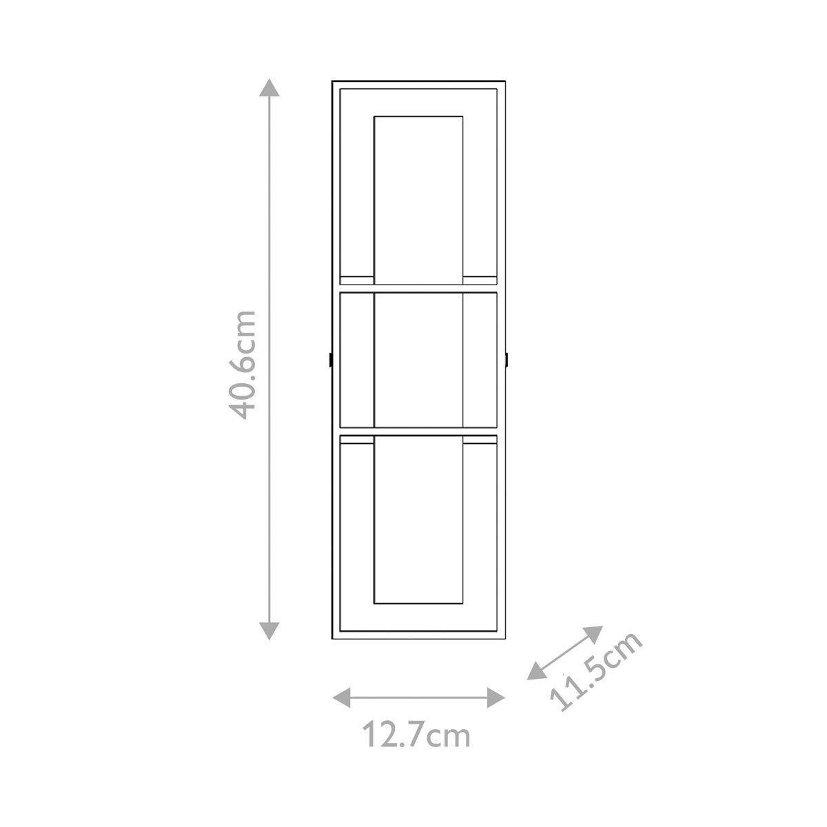 LED-WANDLEUCHTE - Goldfarben, Konventionell, Glas/Metall (40,6/12,7/11,5cm) - Elstead Lighting